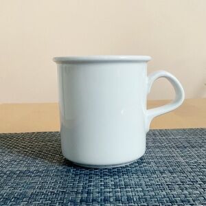 Dansk Café Blanc White Porcelain Mug | Replacement | Minimalist Scandinavian